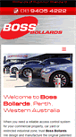 Mobile Screenshot of bossbollards.com.au